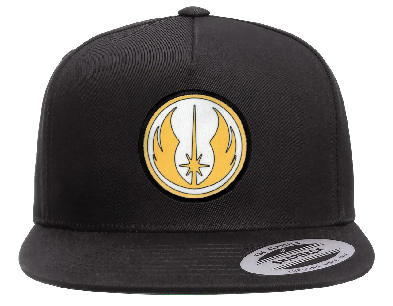 100% cotton twill hat; flat bill, snap back closure for a clean fit