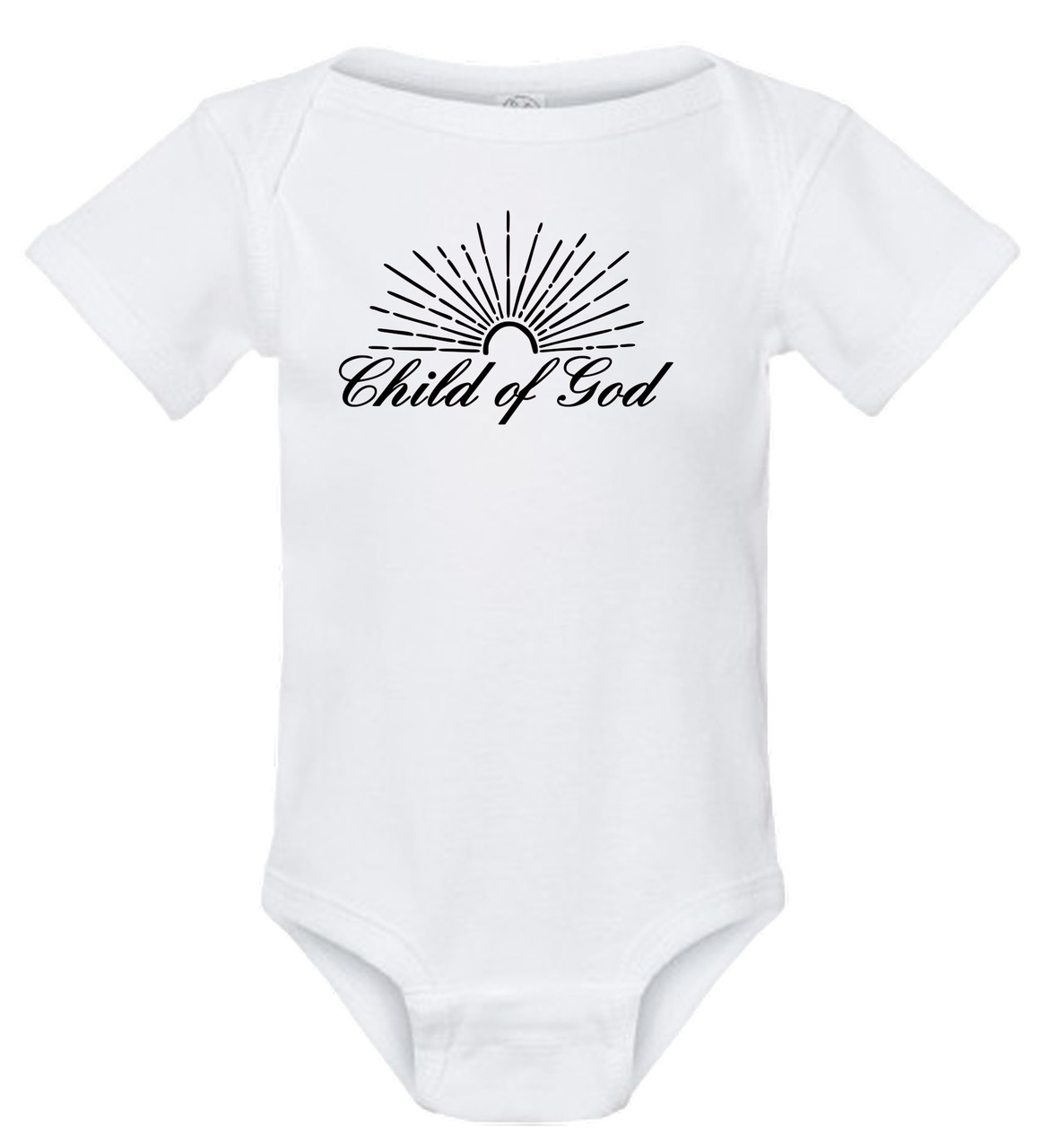 Christian Child of God Religious Baby Cotton One Piece & Infant White Bodysuit Christian Child of God Religious Baby Cotton One Piece & Infant White Bodysuit