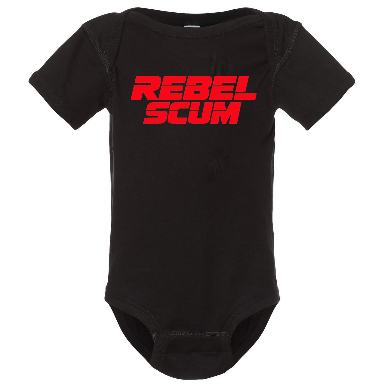 Star Force Wars Rebel Scum Baby Onesie & Infant Black Bodysuit - red