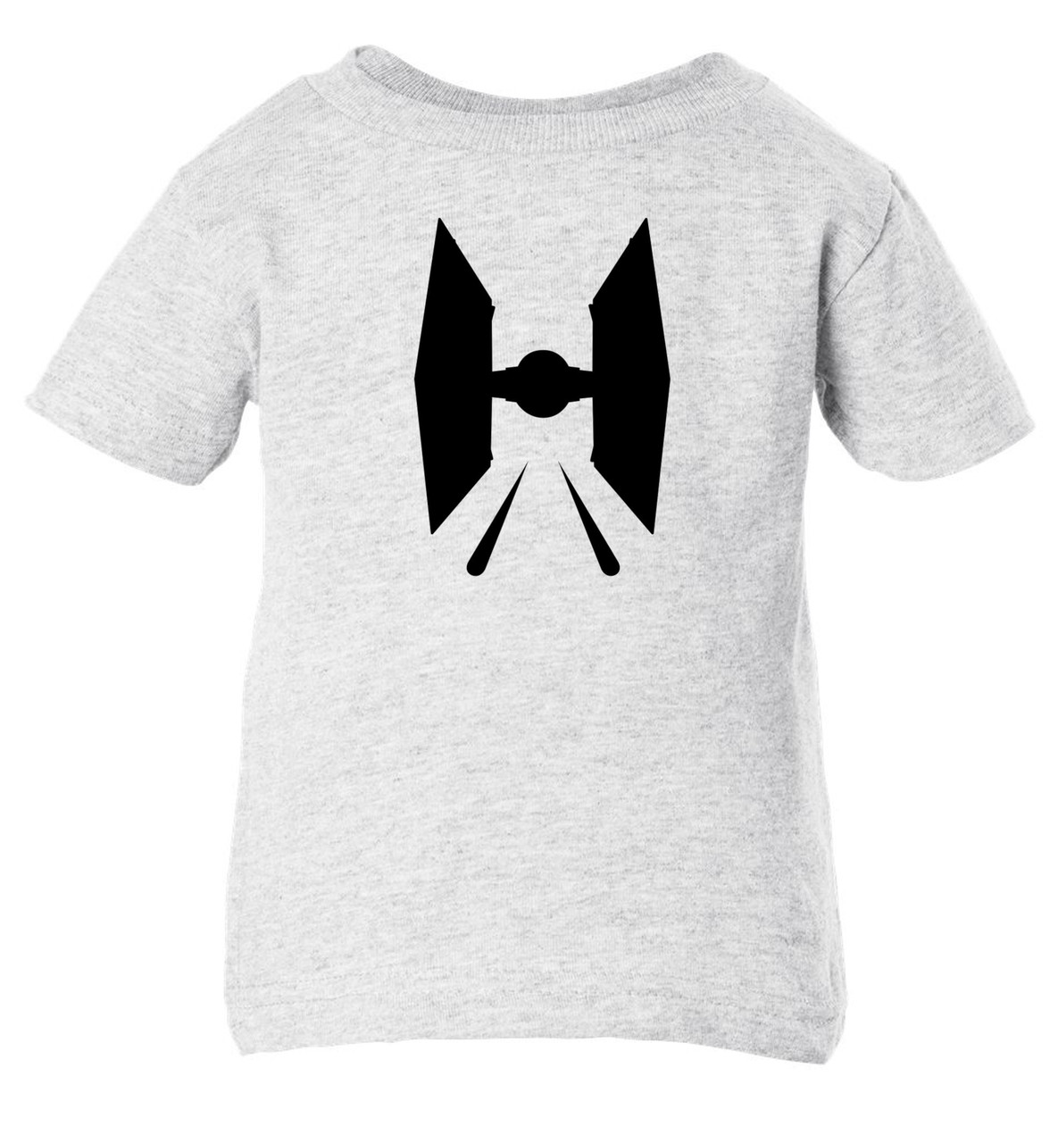 Star Force Wars Tie Winged Fighter Baby Infant & Toddler Ash T-shirt
