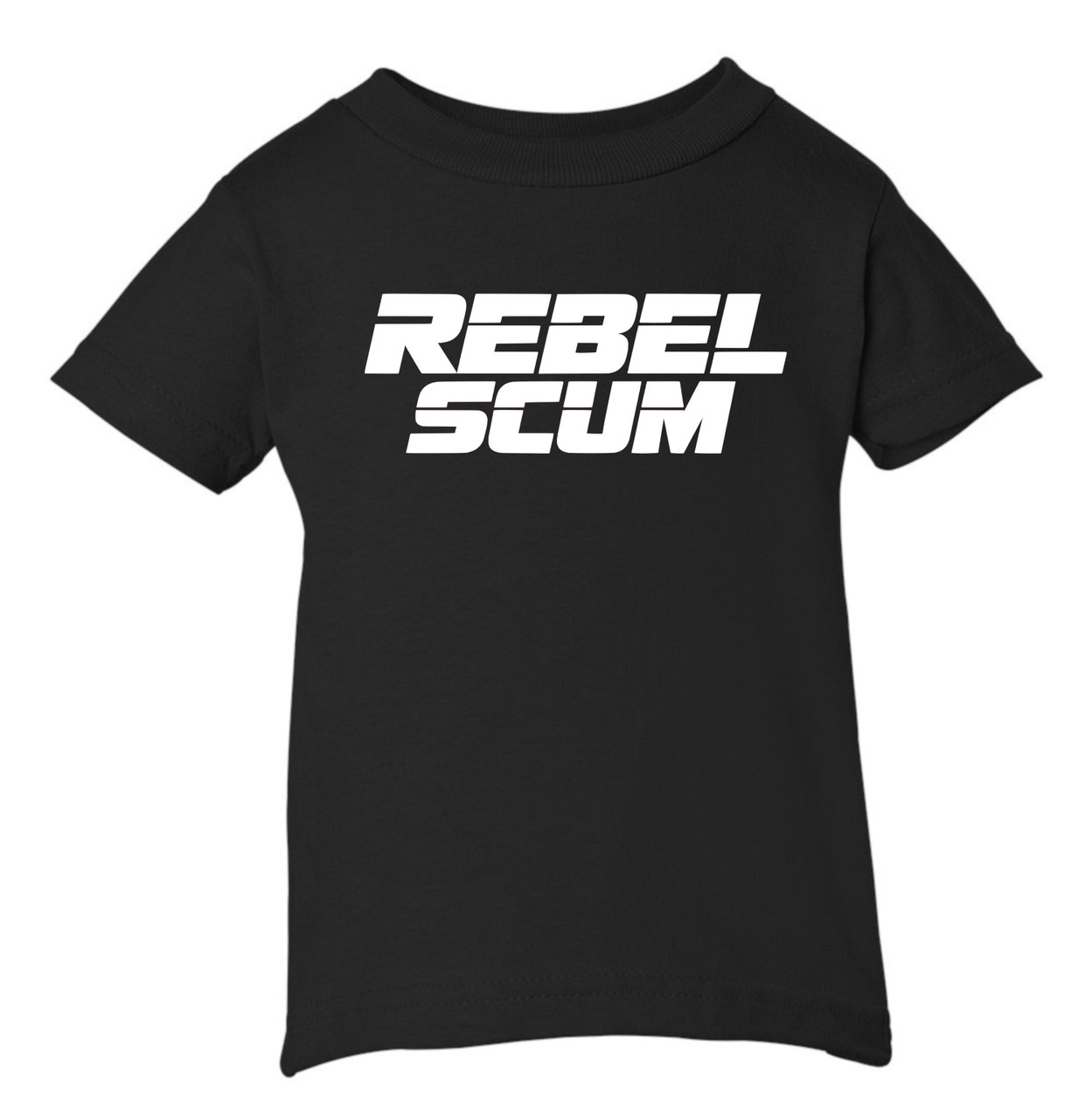Star Force Wars Rebel Scum Baby Infant & Toddler Black T-shirt - White