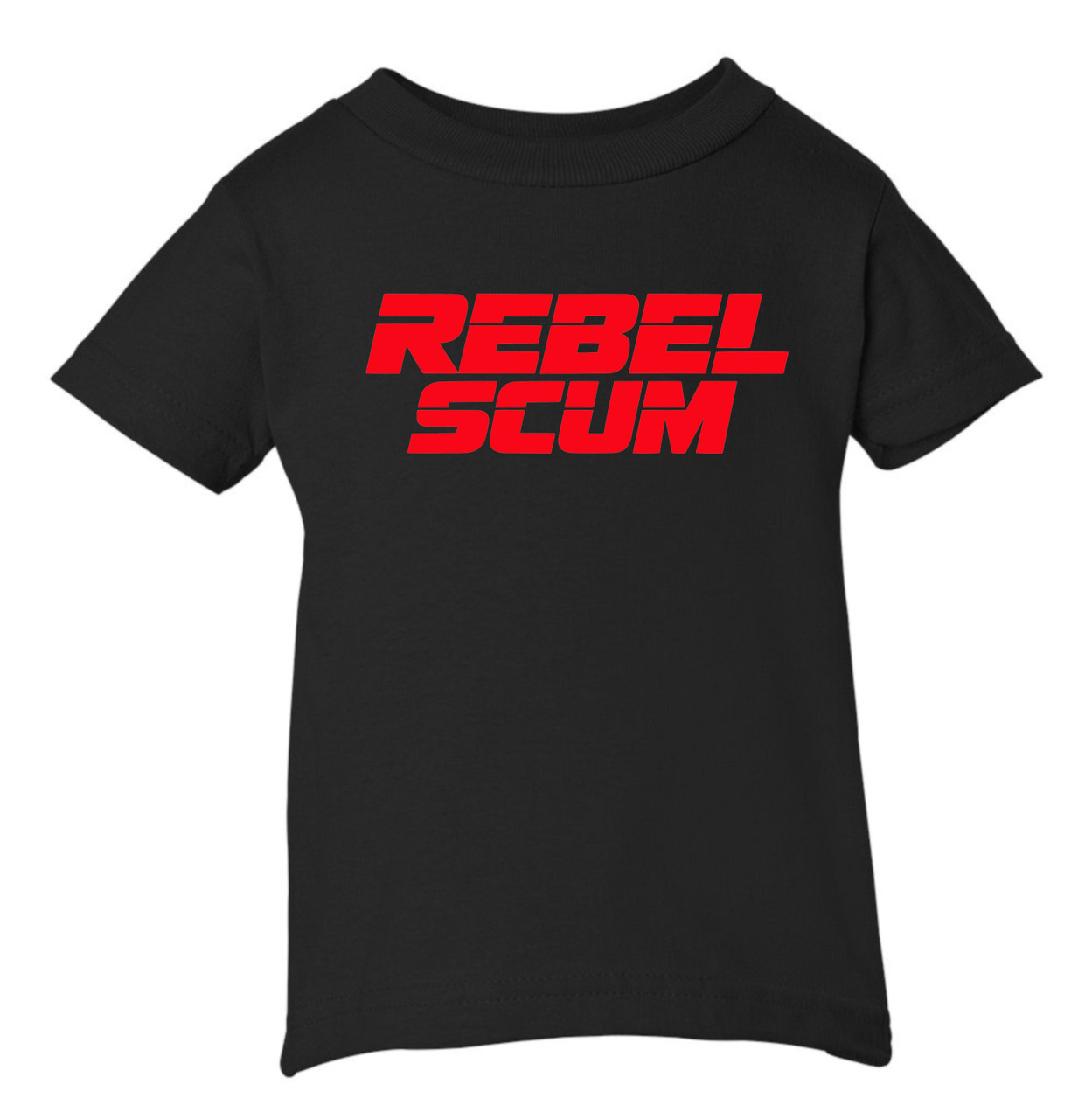 Star Force Wars Rebel Scum Baby Infant & Toddler Black T-shirt - Red
