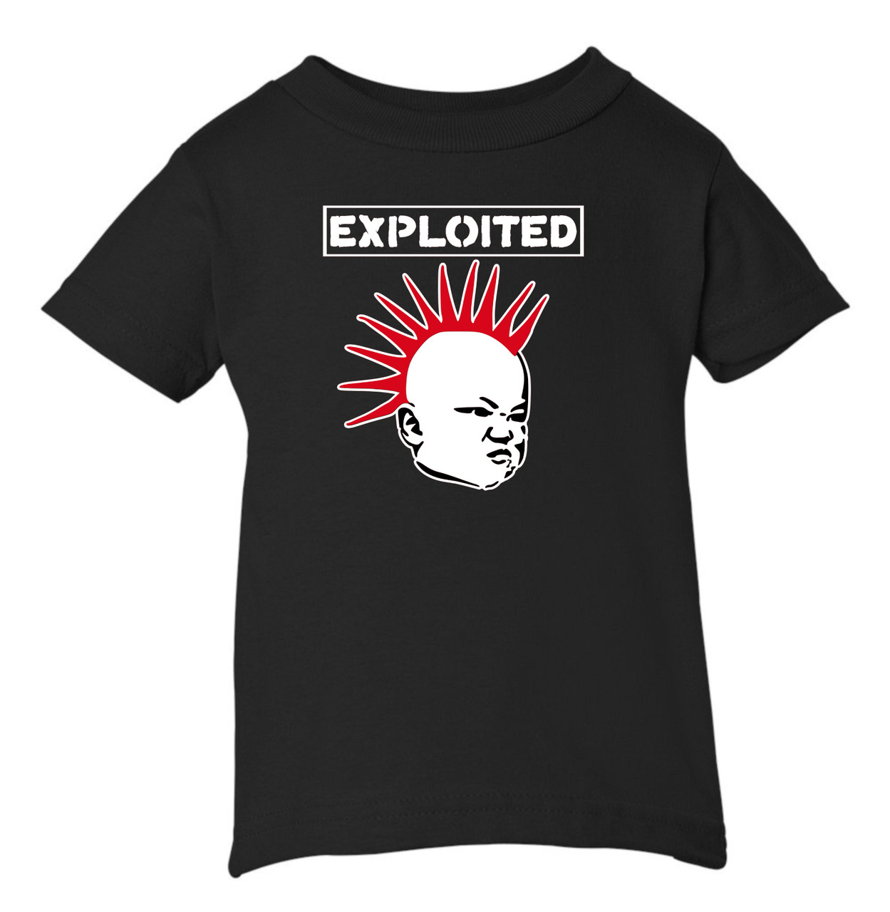 The Exploited Mohawk Punk Rock Baby Infant & Toddler Black T-shirt