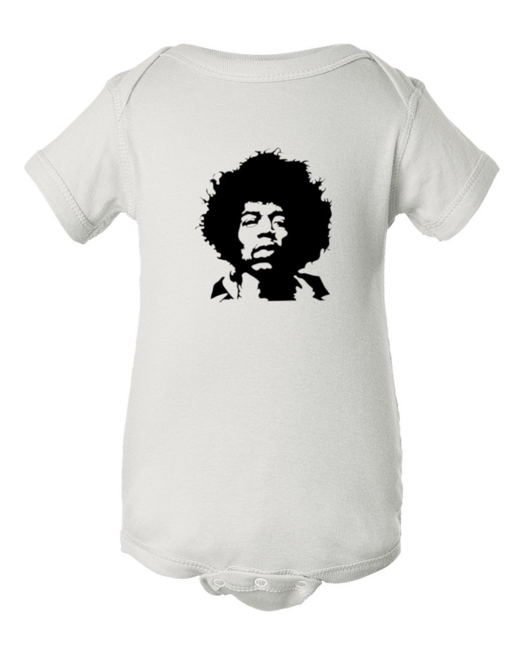 Jimi Purple Haze Hendrix Guitar God Rock & Roll Music Baby Bodysuit Jumper