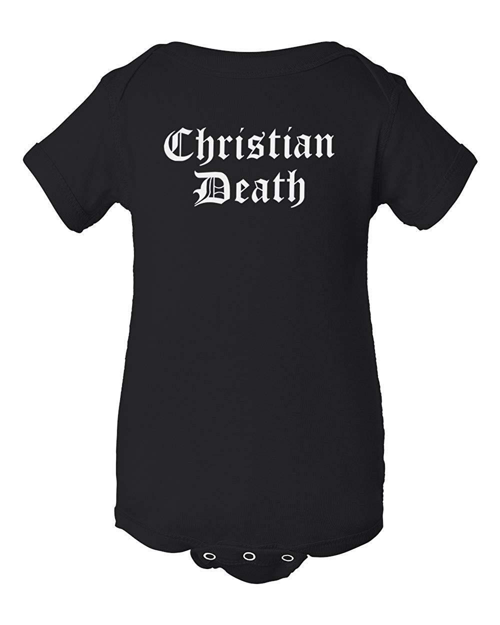 Christian Death Goth Gothic Metal Music Baby Onesie & Infant Black Bodysuit