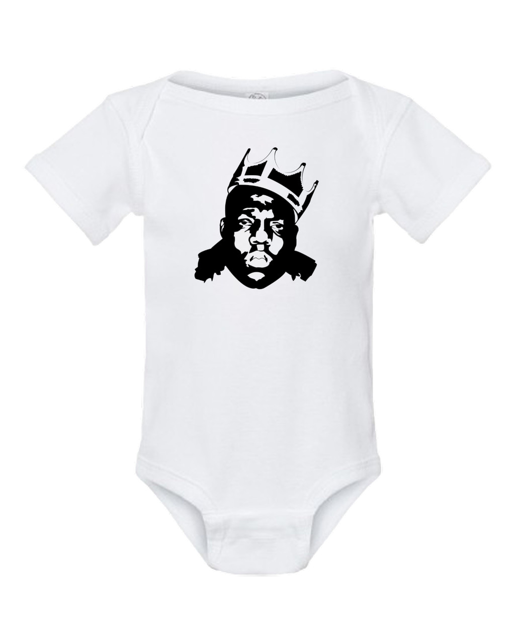 Biggie Smalls Notorious Baby Big Rap Music Baby Onesie & Infant White Bodysuit
