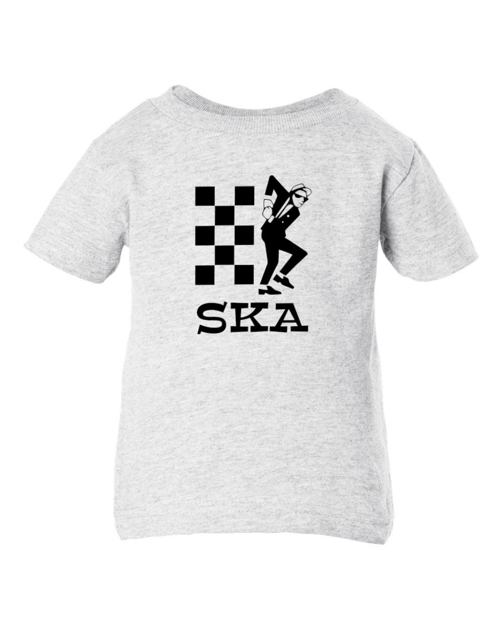 SKA Punk Rudeboy 2 Tone Ash Baby Toddler Cotton Child Ash T-Shirt