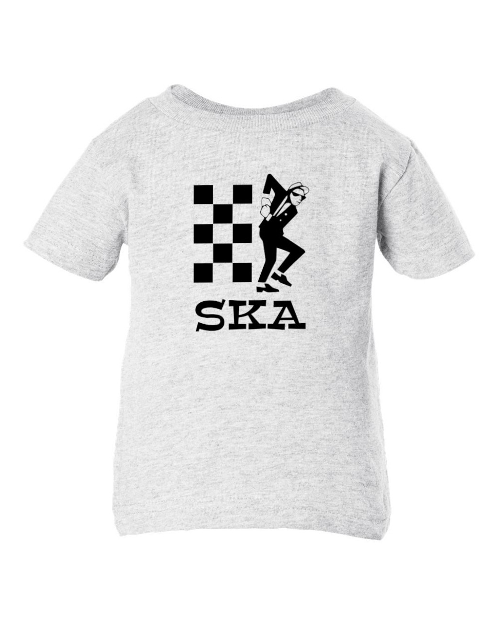 SKA Punk Rudeboy 2 Tone Music Baby Infant & Toddler Ash T-Shirt SKA Punk Rudeboy 2 Tone Music Baby Infant & Toddler Ash T-Shirt