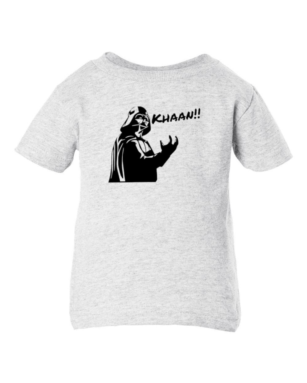 Star Force Trek Wars Vader Kirk Parody Funny Baby Infant & Toddler Ash T-Shirt Star Force Trek Wars Vader Kirk Parody Funny Baby Infant & Toddler Ash T-Shirt
