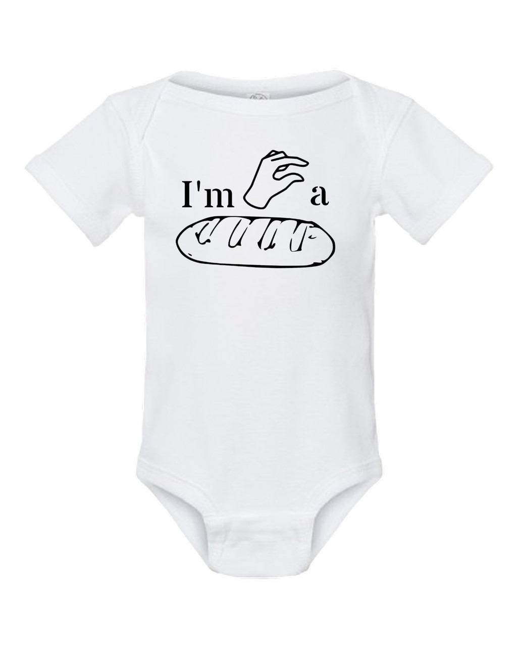 Pinching a Loaf Funny Baby Onesie & Infant White Bodysuit