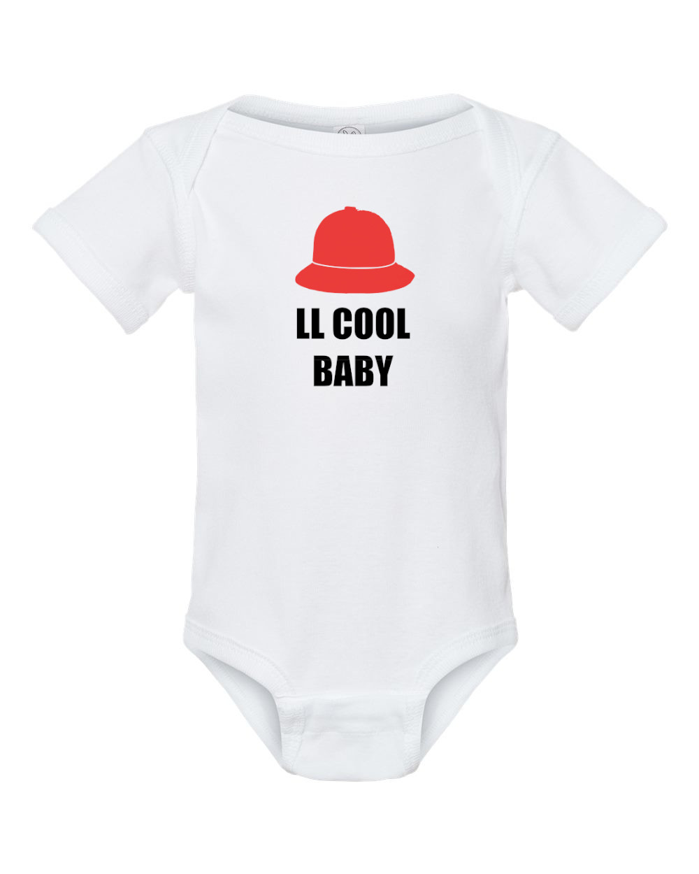 LL Cool Baby J Rap Hip Hop 80's Music Baby Onesie & Infant White Bodysuit