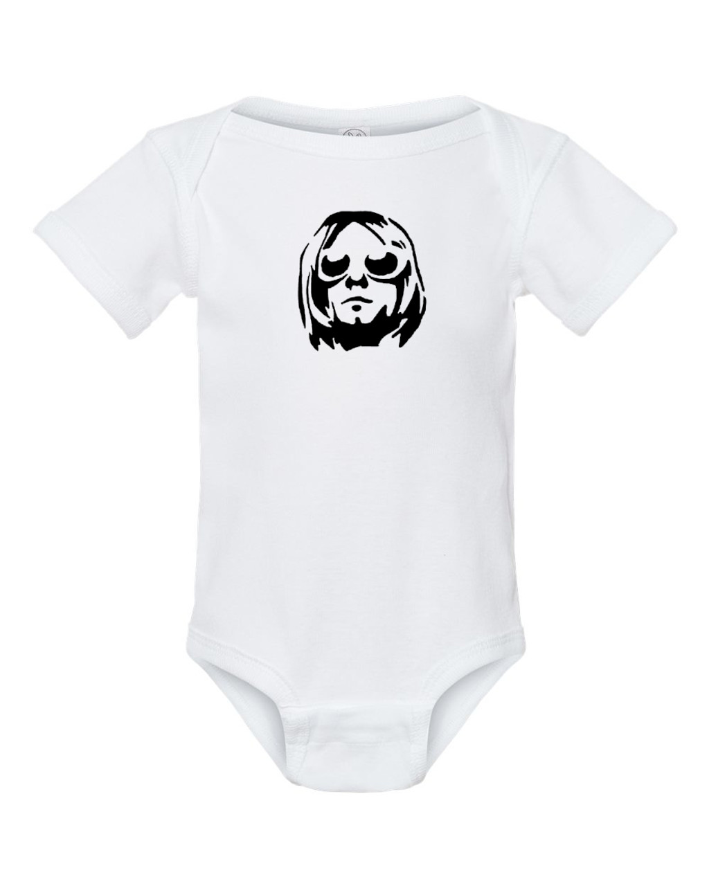 Kurt Nirvana Cobain Baby Punk Grunge Music Baby Onesie & Infant White Bodysuit