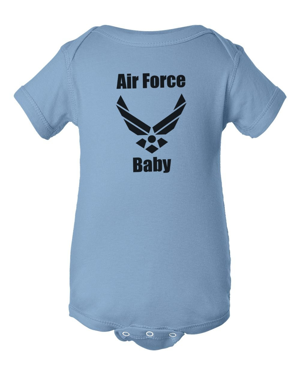 Air Force Baby Light Blue Fun, Cool Baby Onesie & Infant Bodysuit