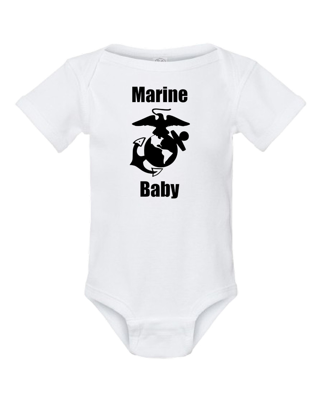 Marines Baby White Baby Onesie & Infant Bodysuit