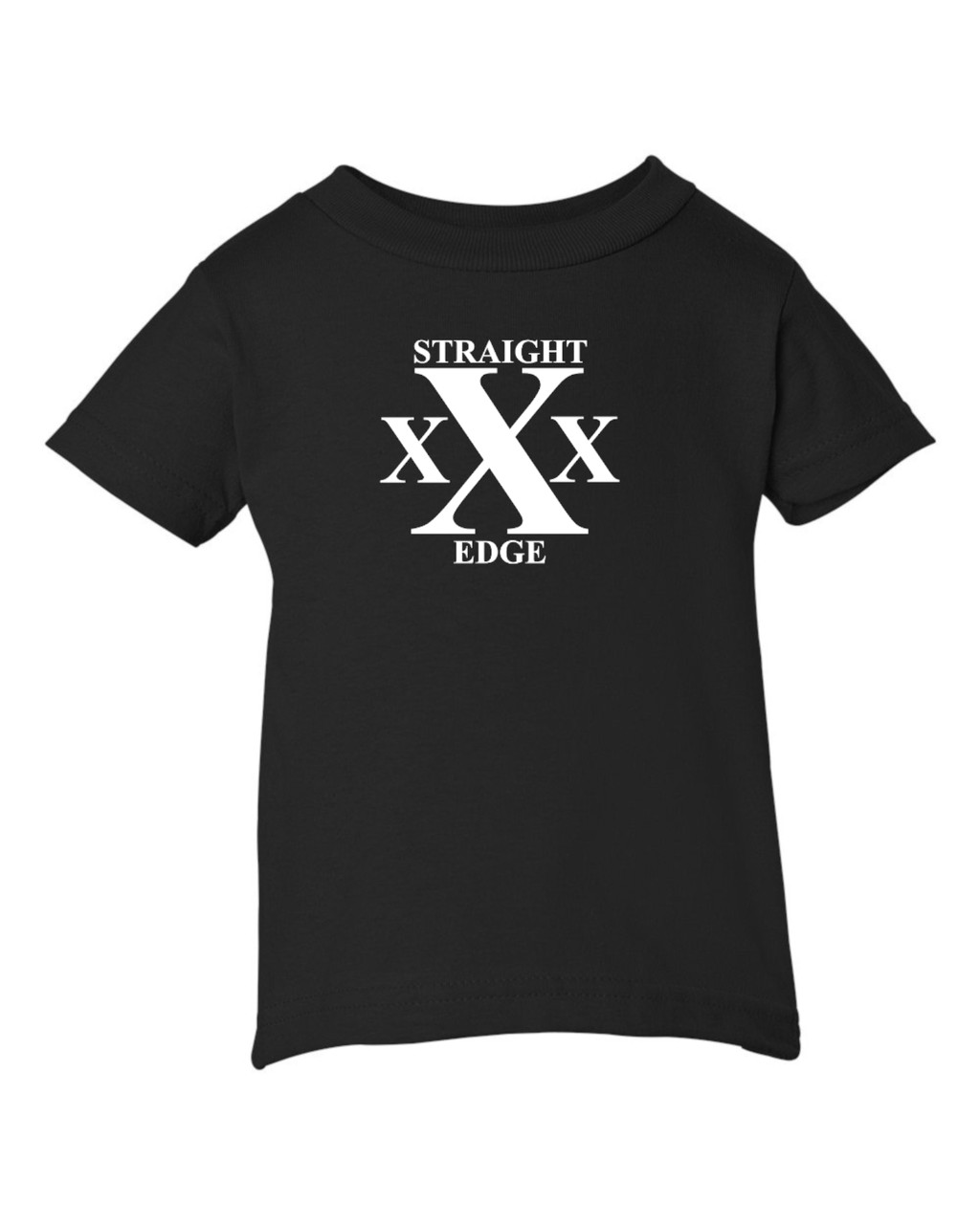 Hardcore Punk Rock Black Tee Straight Edge Baby & Toddler T-Shirt