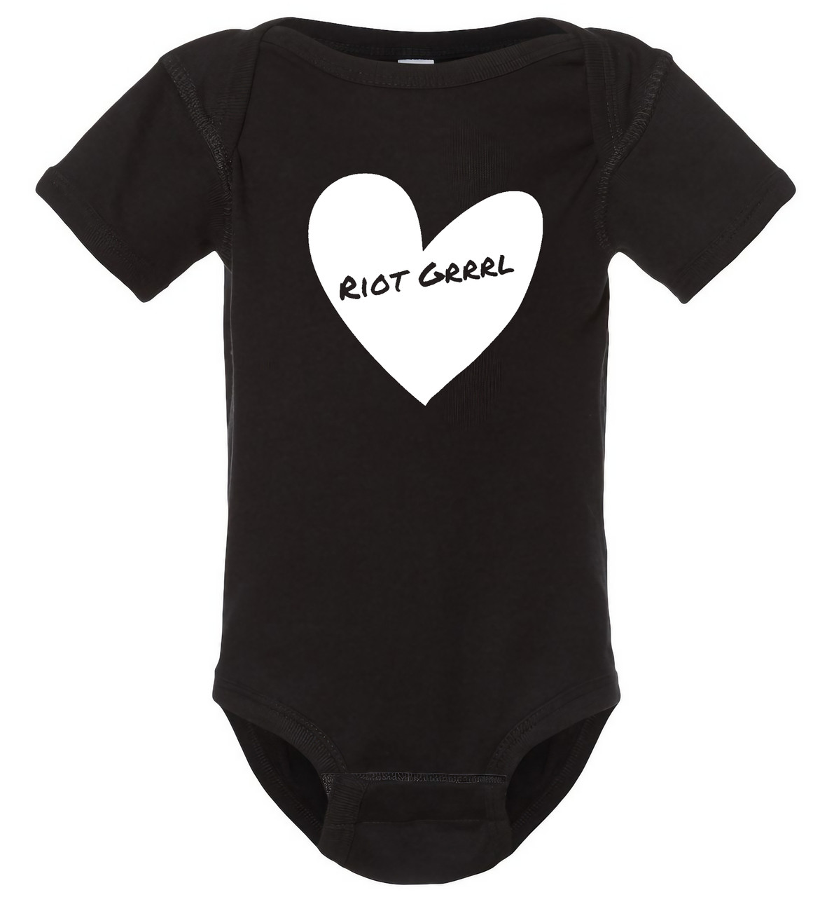 Riot Grrrl Feminist Music Baby Onesie & Infant Black Bodysuit