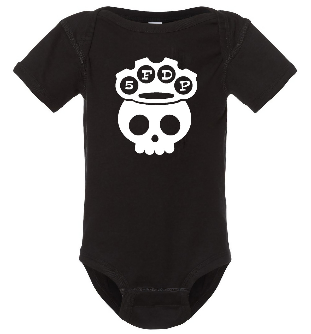 5 Finger Baby Death Punch Parody Music Baby Onesie & Infant Black Bodysuit