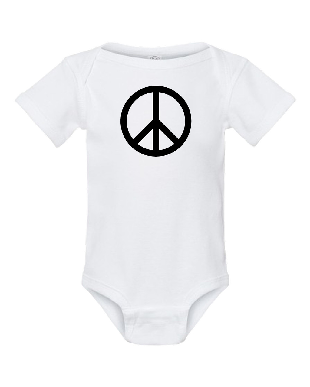 Peace Symbol Hippie 60s Fun, Cool Baby Onesie & Infant White Bodysuit