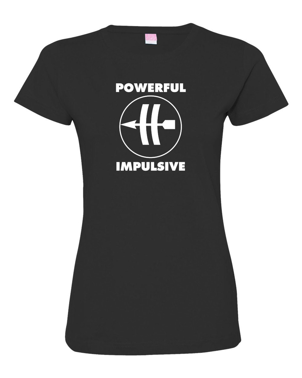 Astrology Zodiac Power Women Custom Cotton Fitted T-Shirt - Black Sagittarius