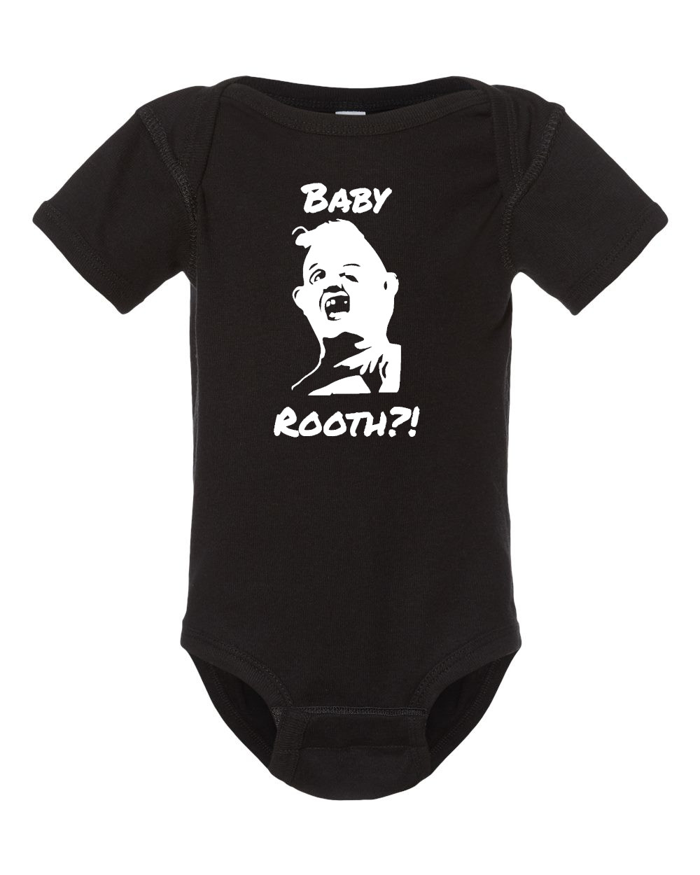 Sloth Goonies Baby Rooth?! Cotton Baby Onesie & Infant Bodysuit Black