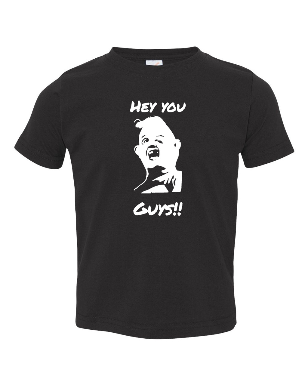 Sloth Goonies Hey You Guys Cotton Baby Infant & Toddler Black T-Shirt