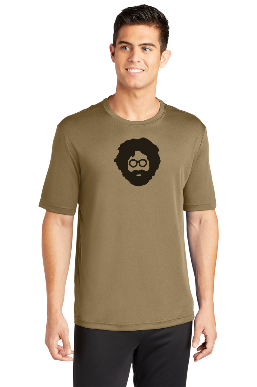 Jerry Wavy Gravy Garcia Dead Head Unisex Moisture Wicking Team Fit T-Shirt - Coyote Brown