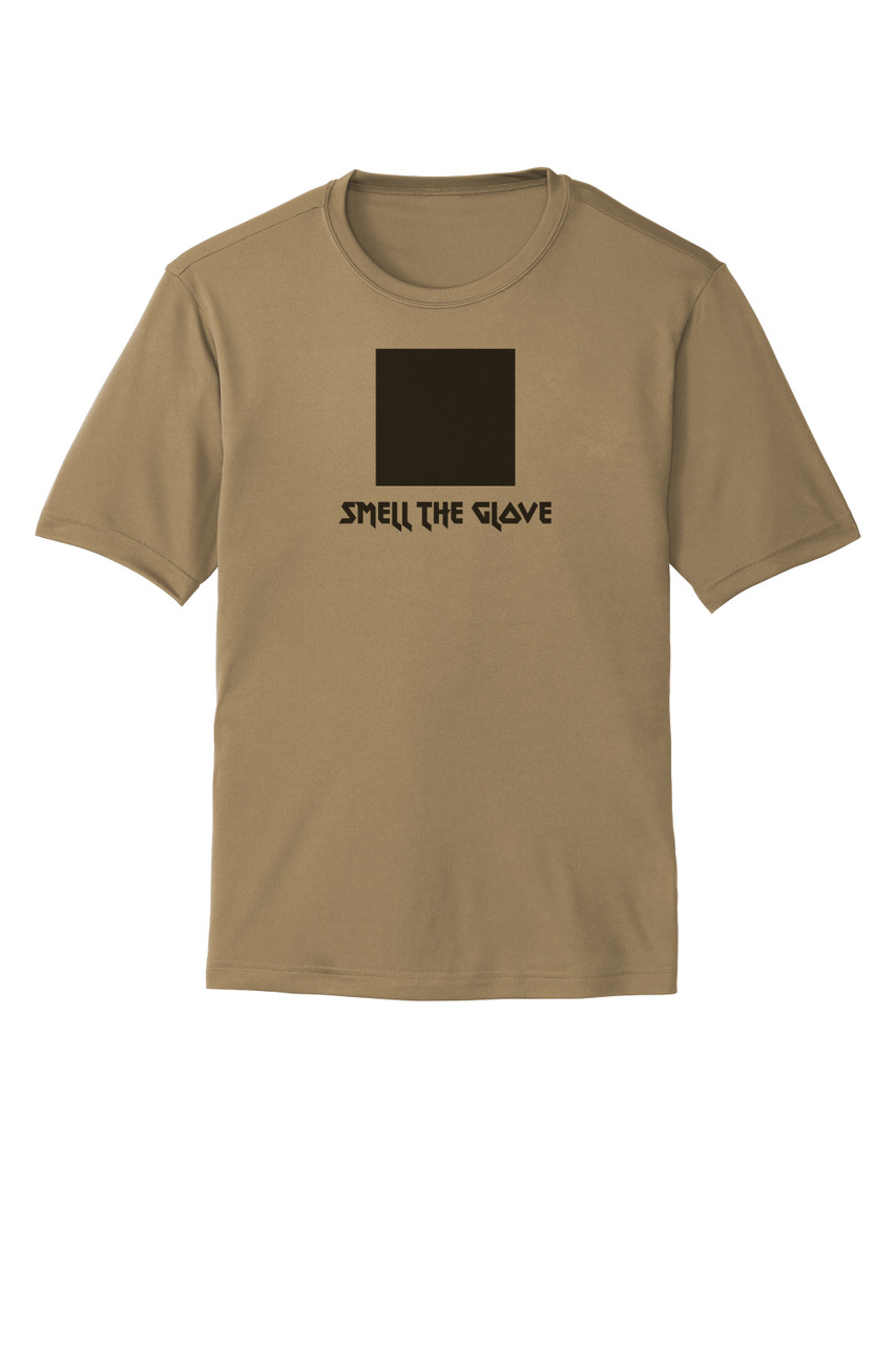Spinal Smell the Glove Parody Unisex Moisture Wicking Team Fit Tap T-Shirt - Coyote Brown
