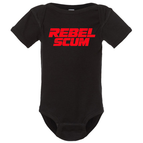 Star Force Wars Rebel Scum Baby Onesie & Infant Black Bodysuit - red