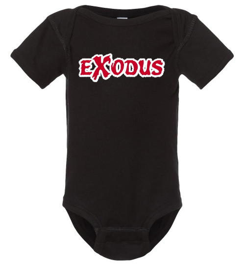 Exodus Thrash Metal Music Baby Onesie & Infant Black Bodysuit