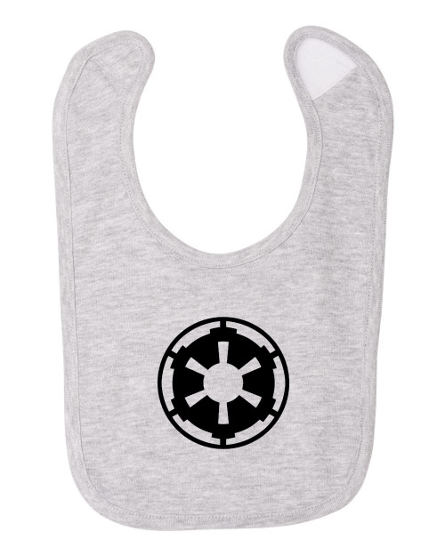 Storm Trooper Imperial Empire Emblem Ash Baby Bib Cotton Apron Child Smock Star Wars
