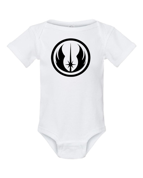 Jedi Order Symbol Fun, Cool Baby Onesie & Infant White Bodysuit