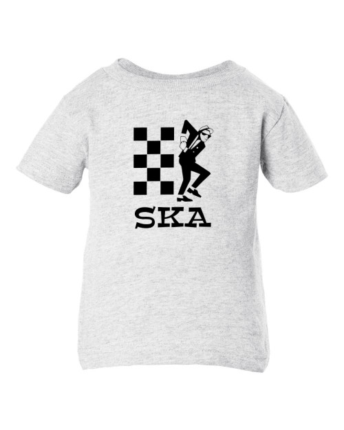 SKA Punk Rudeboy 2 Tone Music Baby Infant & Toddler Ash T-Shirt SKA Punk Rudeboy 2 Tone Music Baby Infant & Toddler Ash T-Shirt