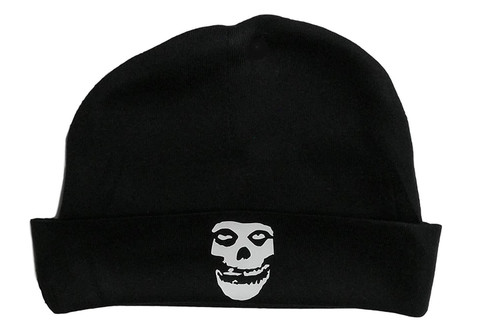 Misfits Fiend Club Baby Punk Rock & Roll Black Beanie Stocking Cap Danzig Skull