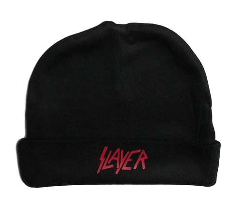 Slayer Speed Thrash Metal Rock & Roll Black Hat Infant Baby Beanie Cap