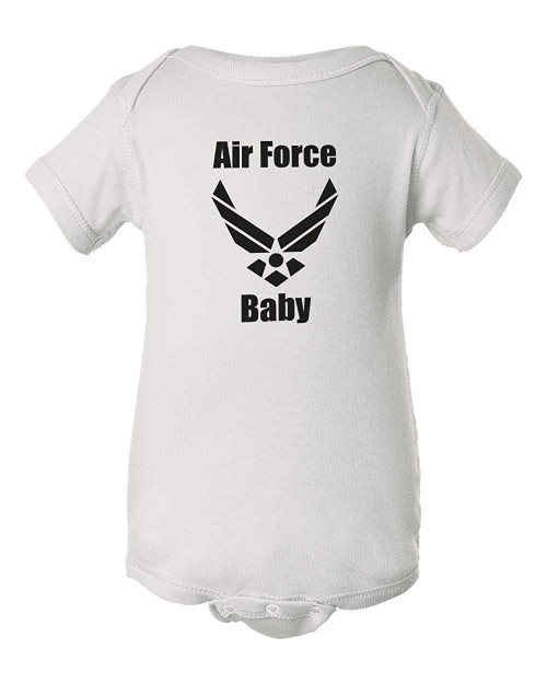 Air Force Baby White Bodysuit Infant Romper