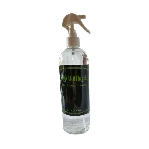 420 Rollback Smoke & Odor Eliminator 16oz Bottle - Get Back to a Zero Odor & Zero Smoke Smell