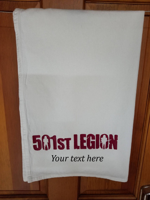 Customized 501st Legion Hand Towel Kitchen or Bathroom Towel Star Wars Inspired
