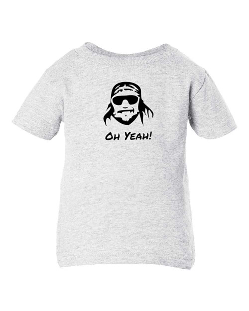 Randy Macho Man Savage Wrestling Parody Funny Baby Infant & Toddler Ash T-Shirt Randy Macho Man Savage Wrestling Parody Funny Baby Infant & Toddler Ash T-Shirt