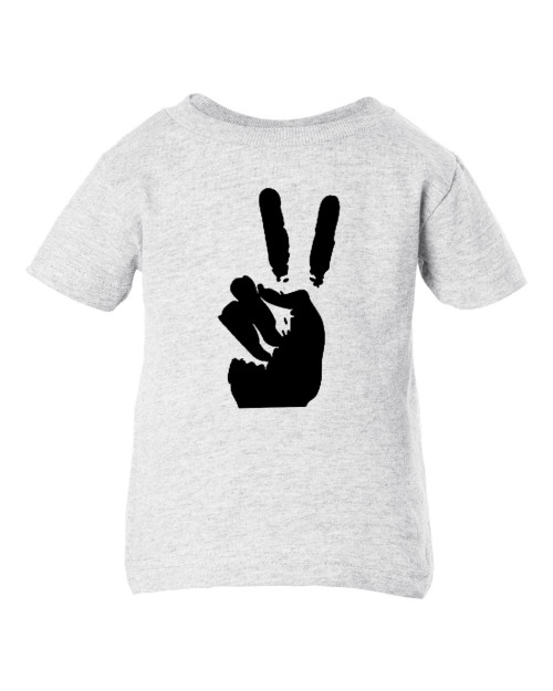 Peace Sign Symbol Hippie 60's Dead Head Fun, Cool Baby & Toddler Ash T-Shirt