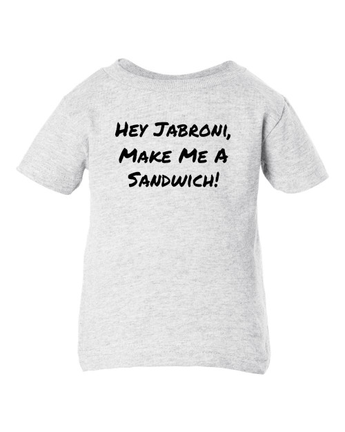 Hey Jabroni Rock Wrestling Slang Baby & Toddler T-Shirt Ash Grey