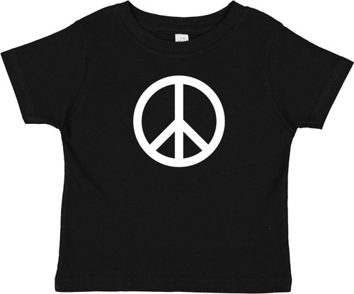 Peace Symbol Hippie 60s Fun, Cool Baby Infant & Toddler Black T-Shirt