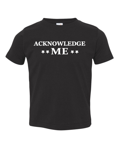 Roman the Tribal Chief Acknowledge Me Wrestling Cotton Baby Infant & Toddler T-shirt Black Roman the Tribal Chief Acknowledge Me Wrestling Cotton Baby Infant & Toddler T-shirt Black
