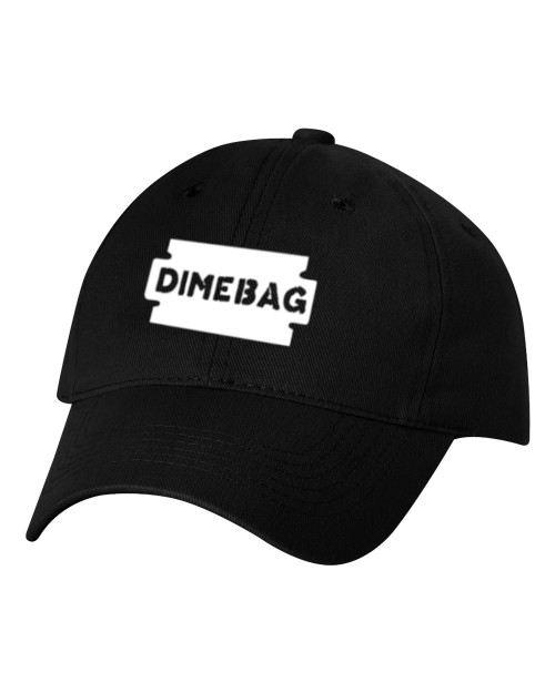 Dimebag Original Heat Pressed Razor Darrell Dad Hat - Adult Black Twill Adjustable Cap