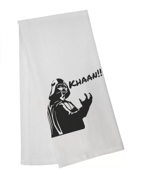 Vader Khan Star Force Enterprise Funny Mashup Microfiber Dish & Bathroom Hand Towel 16x24 Inches Vader Khan Star Force Enterprise Funny Mashup Microfiber Dish & Bathroom Hand Towel 16x24 Inches