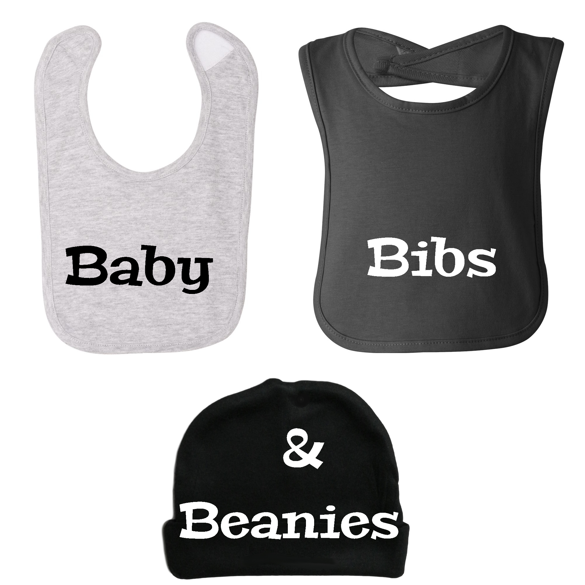 funny music band child baby bibs and beanies