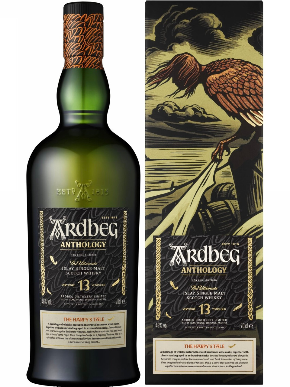 Ardbeg Anthology 13 Year Old, The Harpy's Tale, Islay Single Malt Scotch  Whisky