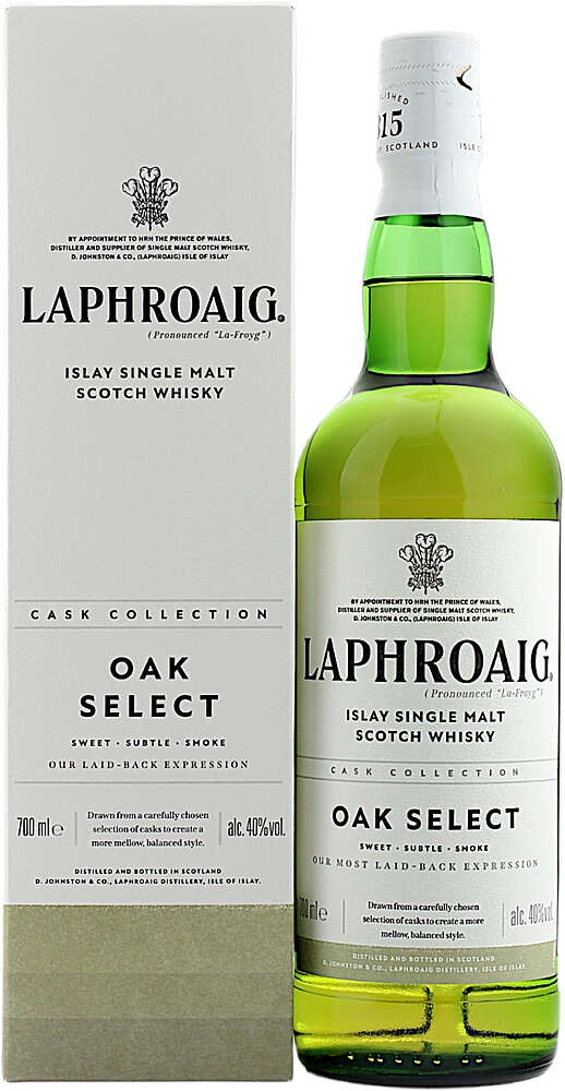 Laphroaig Oak Select, Islay Single Malt Scotch Whisky