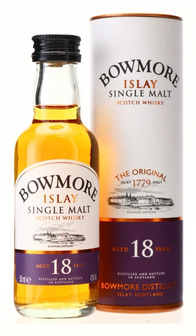 Bowmore 18 Year Old Miniature, Islay Single Malt Scotch Whisky