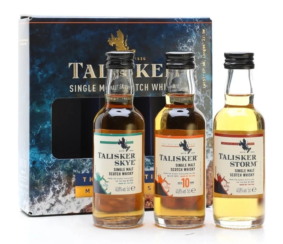 Talisker Miniature Gift Set, Single Malt Scotch Whisky