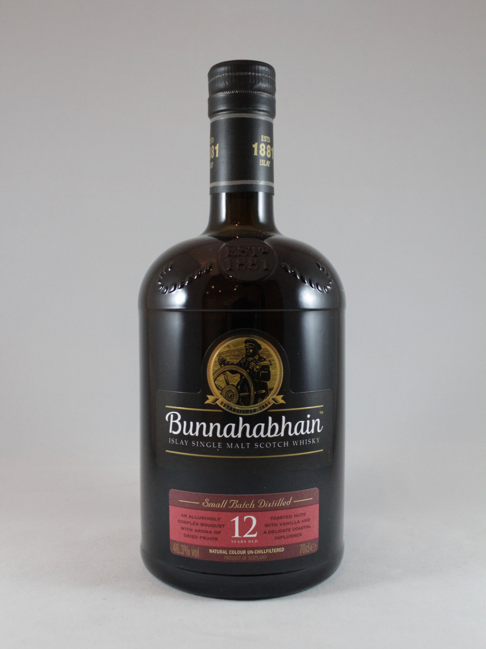 Bunnahabhain 12 Year Old , Scotch Single Malt Whisky Islay